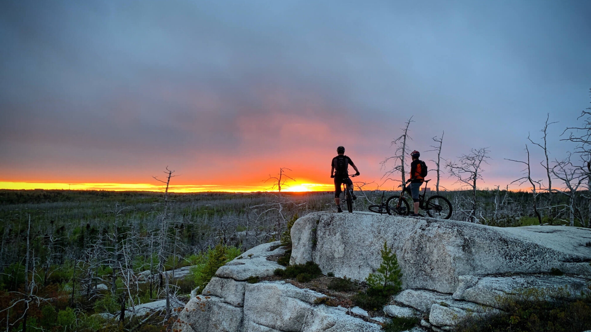 ECMTB riding McIntosh Run Community Trail
