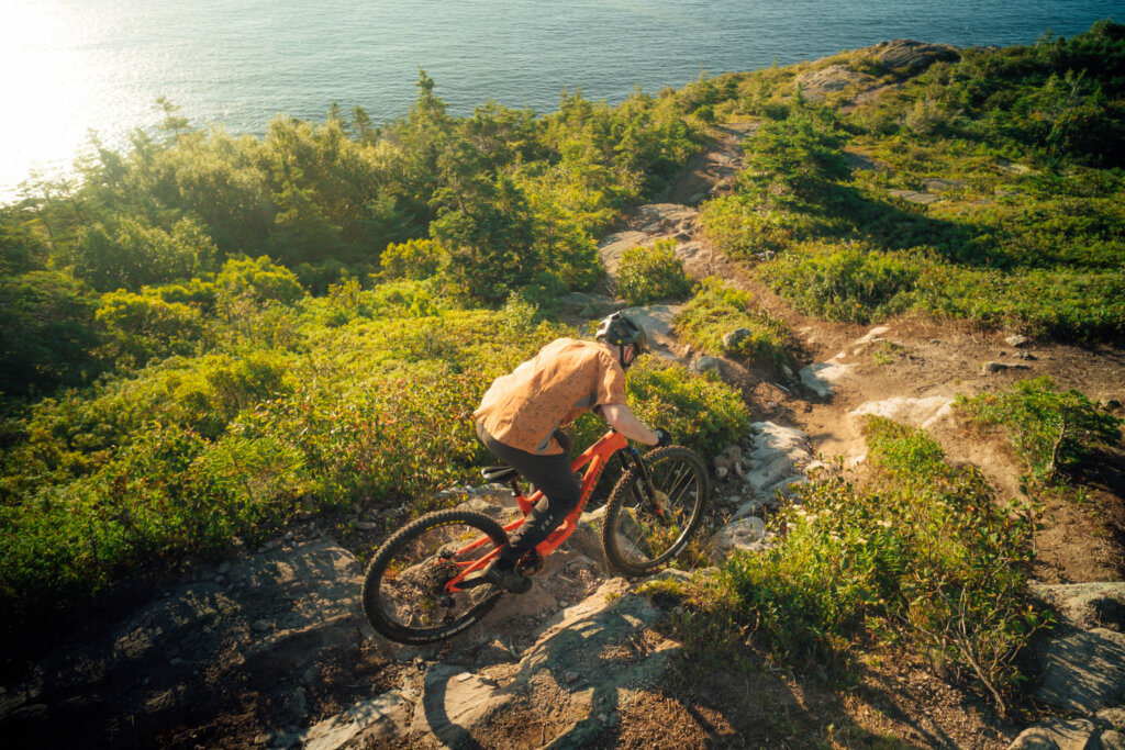 White Hills Oceanside Trail technical descent