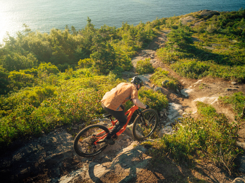 White Hills Oceanside Trail technical descent