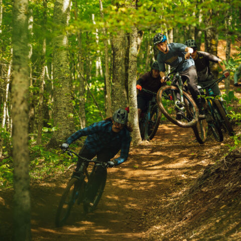 Mountain Bike Atlantic 2022 Summit & Festival - Mark Matthews makes a stop on route to ride the Wentworth Valley.